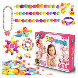 Wembley Toys Jewellery Making DIY Kit With Snap Pop Beads - Multicolor-16