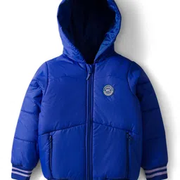 Pine Kids Woven Full Sleeves Hoodie With Lining & Pockets - Blue-picture-41