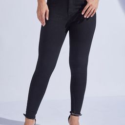 Miss Chase Women Skinny Fit High-Rise Heavy Fade Stretchable Jeans-picture-12