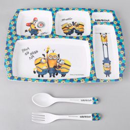 Minions 5 Partition Plate - Multicolour image 4