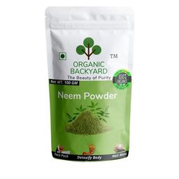 Organic Backyard 100 % Natural Neem Leaf Powder -100g-40
