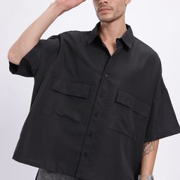 glitchez Box Pockets Relaxed Fit Shirt-image-6