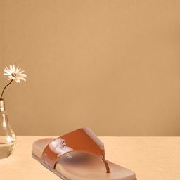 Mochi Women Tan Comfort Heels-29