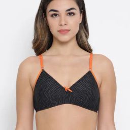 Clovia Black Non Wired Non Padded Everyday Bra-image-74