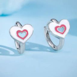 GIVA 925 Silver HeartyPie Kids Hoop Kids Earrings-image-87