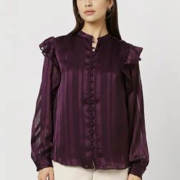 Van Heusen Purple Striped Top-picture-11