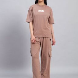 GRIFFEL Printed Oversized Pure Cotton Co-Ords-image-33