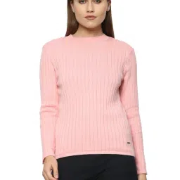 Van Heusen Pink Round Neck Sweater-39
