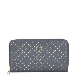 Tommy Hilfiger Almora Grey Printed Zip Around Wallet for Women-22
