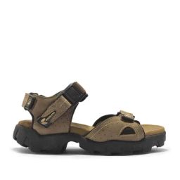 Woodland Men's Khaki Floater Sandals-image-2