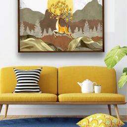 The Art House Abstract Multicolor Canvas Wall Painting-picture-29