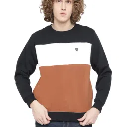 Octave Multi Regular Fit Colour Block Sweatshirts-image-6