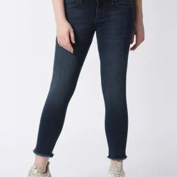 Pepe Jeans Navy Skinny Fit Mid Rise Jeans-image-117