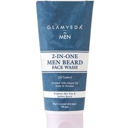 Glamveda Men 2 in 1 Oil Control Face and Beard Wash - 100 gm-image-54
