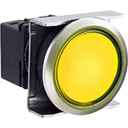 IDEC LBW Series Flash Silhoutte Switch Indicator Light and 22.3 mm Mounting Hole Dia, LBW6MP-1T04VY-image-88