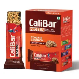 Calibar 20g Protein Bar - Cookie Crunch - Pack of 6-image-57