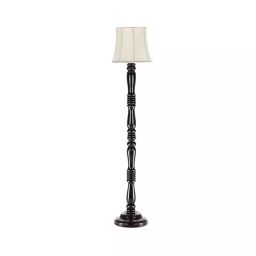 Tucasa NTU-128 B-22 Floor Lamp with Wood Base (Beige)-image-33