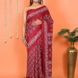 Ravi Janki Suit & Sarees Ethnic Motifs Pure Cotton Saree-picture-40