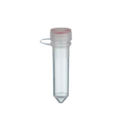 Abdos Last Drop Non Printed 2 ml Non Sterile Clear Conical Low Retention Screw Cap Tube With Looped Cap, P10276 (Pack of 1000)-27