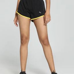 Puma Black Self Pattern Sports Shorts-image-53