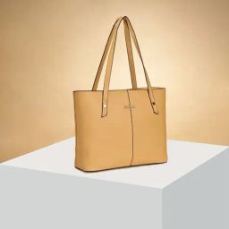 Forever Glam by Pantaloons Yellow Solid Medium Shoulder Handbag-image-85