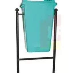 Fibrecrafts India 80 L Multicolor Plastic Dome Lid Dustbin, Pole Plastic80-image-47