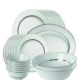 Galaxy 21pcs Dinner Set Porcelain Platinum-image-31