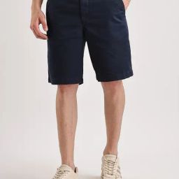Calvin Klein Dark Sapphire Regular Fit Mid Rise Shorts-image-37