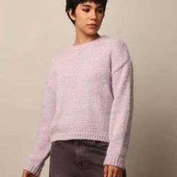 Only Pink Colourblocked Pullover-image-65