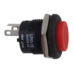 NKK SWITCHES SWITCH, PUSHBUTTON, NON-ILLUMINATED, SPDT, 3A, RED, LP0115CCKW01C-picture-13