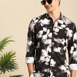 Mast & Harbour Floral Printed Opaque Casual Shirt-picture-45