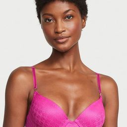 Victoria's Secret Floral Bra Half Coverage Underwired Heavily Padded-47