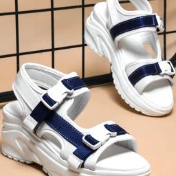 TRYME Women's Navy Floaters-image-91