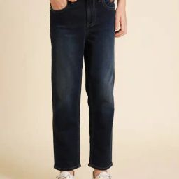 Jack & Jones Junior Boys Blue Solid Straight Fit Jeans-picture-20