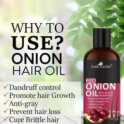 Park Daniel Set Of Red Onion Oil & Natural Himalayan Rose Shampoo - 200ml Each image 4