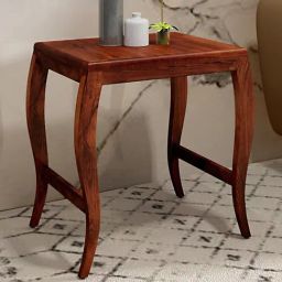 Durian Reagan Mid-Century Modern Brown Solid Wood End Table Walnut Finish-image-44