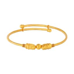 Malabar Gold and Diamonds 22K (916) BIS Hallmark Yellow Gold Bangle for Kids-picture-27