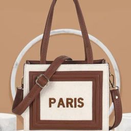 Yelloe Off White & Tan Medium Shoulder Bag-20
