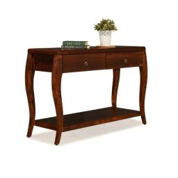 Durian Reagan Mid-Century Modern Brown Solid Wood End Table Walnut Finish-45