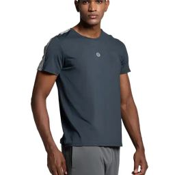 EDRIO Grey Colour-block T-Shirts-image-29