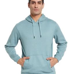 Octave Blue Regular Fit Solid Sweatshirt-picture-17