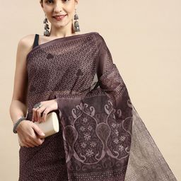 SHANVIKA Pure Cotton Block Print Saree-image-42