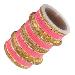 NMII Set Of 30 Cubic Zirconia-Studded Bride Bangle Set image 3