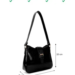 Fastrack Textured Structured Shoulder Bag image 2