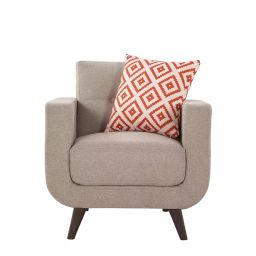 Urban Living Beige Truro 1 Seater Sofa-image-24