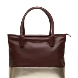 Tohl Rp1 Astor Brown & Golden Color Block Shoulder Bag-29