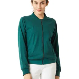 Miss Chase Green Full Sleeves Jacket-image-6
