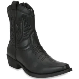 Delize Men's Black Cowboy Boots-image-59