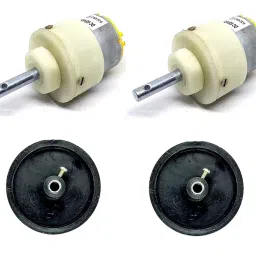 Invento 6V - 12V 5 Kg-cm 500 rpm DC Metal Geared Motor 65mm x 18mm-image-38