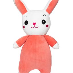Lazy Baby Super Soft Emboss Fabric Bunny Toy for Kids Red - Height 62 cm-image-12